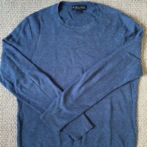 Blue Crew Neck Sweater
